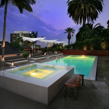Hollywood Hills Modern Pool